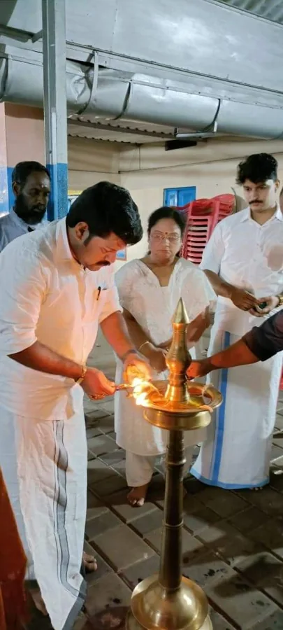 At the ceremony — V. Rahul Venugopal